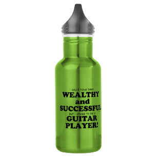 Bouteille D'eau Guitare riche et réussi