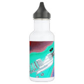 Bouteille D'eau Guitare verte (Gauche)