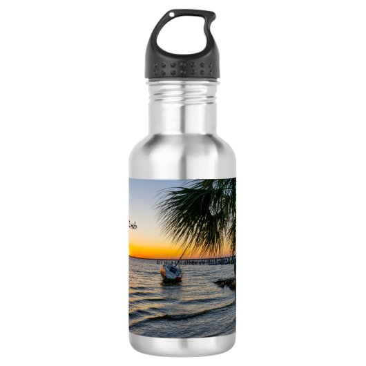 Bouteille D'eau Gulf Breeze Florida Sunset Water Bottle (Devant)
