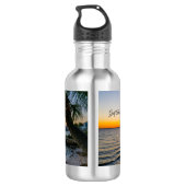 Bouteille D'eau Gulf Breeze Florida Sunset Water Bottle (Dos)