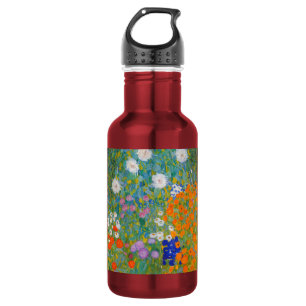 Bouteille D'eau Gustav Klimt - Jardin de fleurs