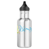 Bouteille D'eau Gymnaste - Blonde personnalisée (Droite)