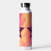 Bouteille D'eau Gymnastique Nom du monogramme (Gauche)