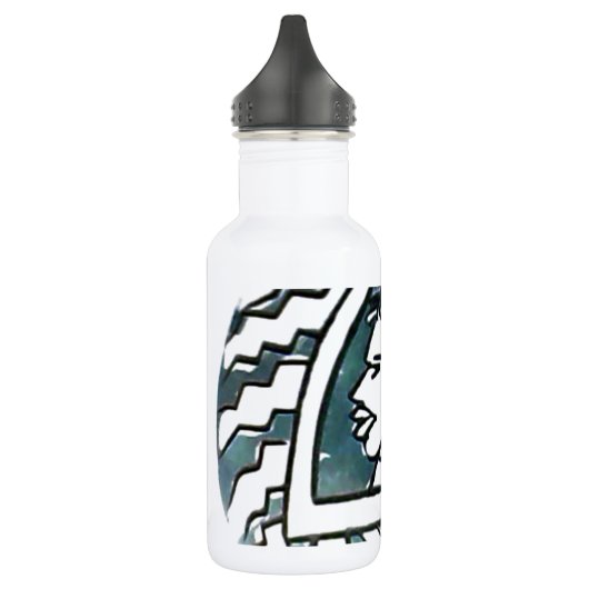 Bouteille D'eau Hakuna Matata Style Triangle Bleu.png (Gauche)