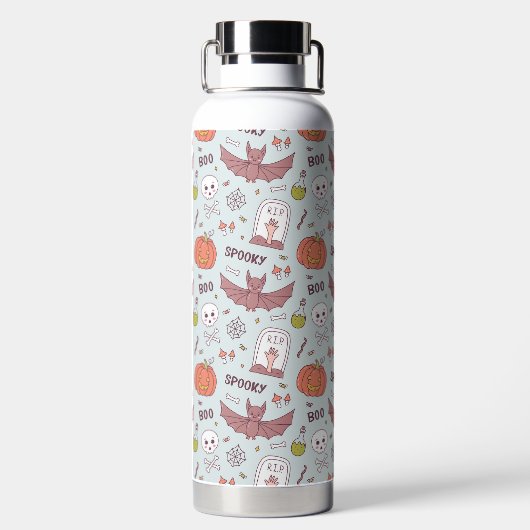 Bouteille D'eau Halloween (Plage)