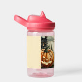 Bouteille D'eau Halloween/Automne/Citrouille/chat (Arrière Complet)