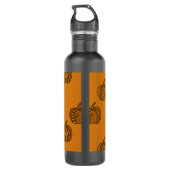 Bouteille D'eau Halloween boho Zentangle ® inspiré citrouille Auto (Dos)