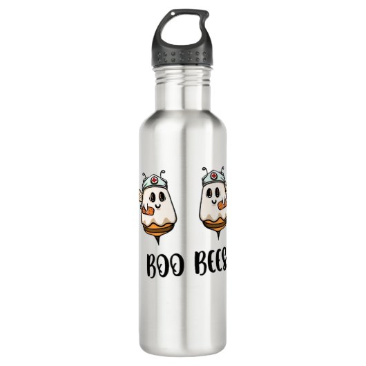 Bouteille D'eau Halloween Boo Bees Infirmière T-shirt classique (Devant)