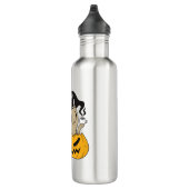 Bouteille D'eau Halloween Café - Cute Halloween Chat Boire (Droite)