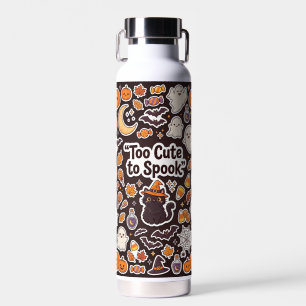 Bouteille d'eau Halloween Chat Noir Mignon