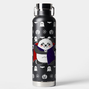 Bouteille D'eau Halloween Cute Baby Panda Dracula Vampire