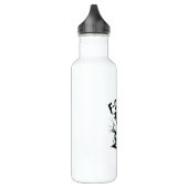 Bouteille D'eau Halloween F-Caw-F Bird Crow Women Men Retro Classi (Gauche)