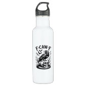 Bouteille D'eau Halloween F-Caw-F Bird Crow Women Men Trendy Casua (Devant)