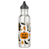 Bouteille D'eau Halloween Scary Motif - Éffrayant & Festif (Gauche)