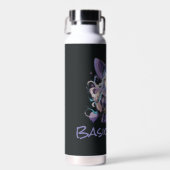 Bouteille D'eau Halloween/Sorcière/violet (Avant)