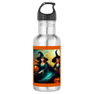 Bouteille D'eau Halloween - Sorcières 1