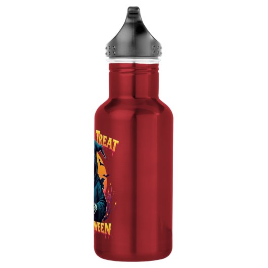 Bouteille D'eau Halloween Spooky Vibes: Trick or Treat Skeleton (Droite)