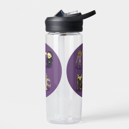 Bouteille D'eau Halloween Squelette Dracula Mummy Griffe Reaper (Gauche)