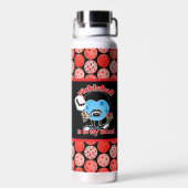 Bouteille D'eau Halloween Vampire - Pickleball Dans Mon Sang (Arrière)