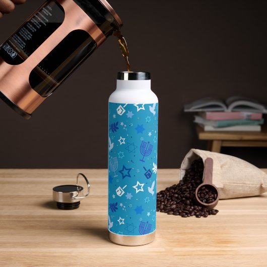 Bouteille D'eau Hanoukka Stars Water Bottle (Gym)