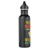 Bouteille D'eau Harmonica Lover Styrian Harmonica Rétro pensionist (Gauche)