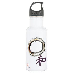 Bouteille D'eau Harmonie dans le pourpre - zen Enso