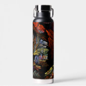 Bouteille D'eau Harmonie des couleurs Art Abstrait (Avant)