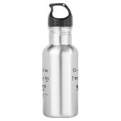 Bouteille D'eau Harp Voices dit qu'il faut jouer (Dos)