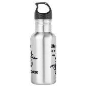 Bouteille D'eau Harpe dans mes gènes (Dos)