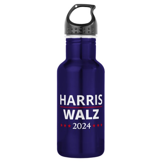 Bouteille D'eau Harris Walz Election 2024 III (Devant)