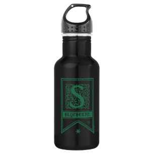 Bouteille D'eau Harry Potter   Bannière Monogramme Slytherin