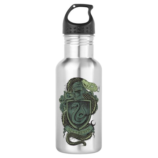 Bouteille D'eau Harry Potter | Blason de Serpentard (Devant)