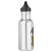 Bouteille D'eau Harry Potter | Cimier de Hufflepuff avec Badger (Gauche)