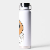 Bouteille D'eau HARRY POTTER™ | Délicat croquis HUFLEPUFF™ Crest (Arrière)