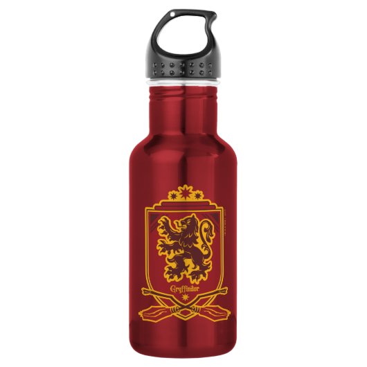 Bouteille D'eau Harry Potter | Gryffindor QUIDDITCH™ Crest (Devant)