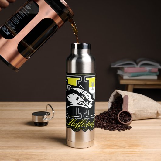 Bouteille D'eau HARRY POTTER™ | HUFFLEPUFF™ Badge sportif (Gym)