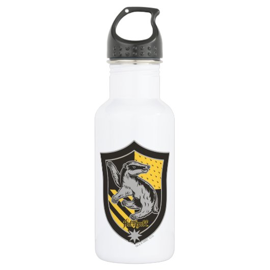 Bouteille D'eau Harry Potter | Hufflepuff House Pride Crest (Devant)