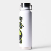 Bouteille D'eau HARRY POTTER™ | SLYTHERIN™ Badge sportif (Arrière)