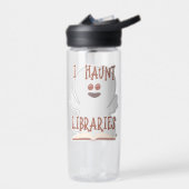 Bouteille D'eau Haunt Librairies Fun Bookish Ghost Cartoon (Gauche)