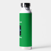 Bouteille D'eau "Heartbeats and Algorithmes" amour futuriste (Gauche)
