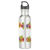 Bouteille D'eau HÉBREW Personnalisé Plutôt Floral (Dos)