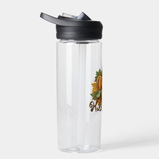 Bouteille D'eau Hello Fall - Cosy Citrouille Patch (Droite)