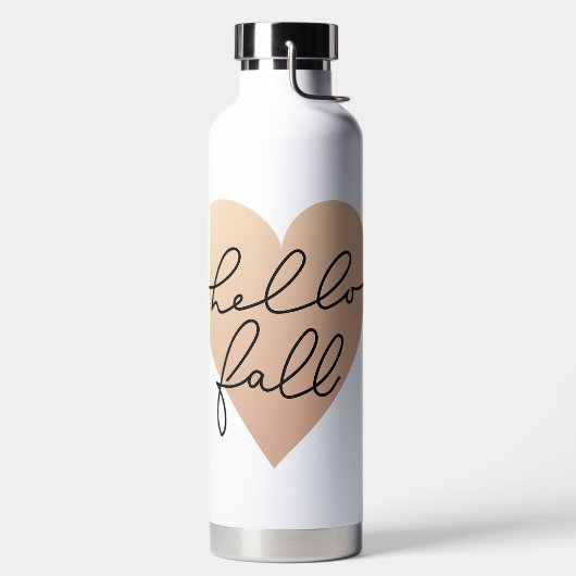 Bouteille D'eau Hello Fall Love Heart (Droite)