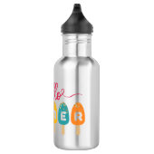 Bouteille D'eau Hello Summer Colorful Popsicle (Droite)