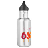 Bouteille D'eau Hello Summer Colorful Popsicle (Gauche)