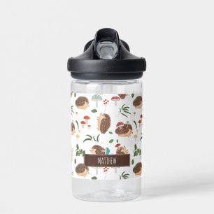 Bouteille D'eau Hérisson Mignon Champignon Animaux Forestiers Enfa
