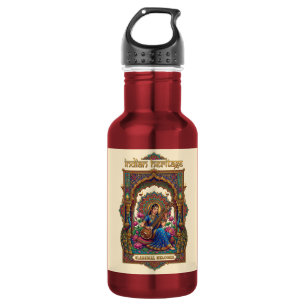 Bouteille D'eau Héritage Indien : Musicien Classique Art de la Vee