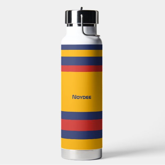 Bouteille D'eau Hero Stripes Horizontal Lines Yellow Blue Red (Gym)