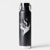 Bouteille D'eau Heron d'animaux sauvages Espèces d'oiseaux Impress (Avant)