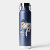 Bouteille D'eau Héros de baseball avec bras de millions de dollars (Avant)